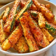 Air Fryer Parmesan Zucchini: Crispy