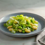 Butter Beans with Leeks Recipe for 4 Servings