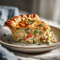Chicken Pot Pie Casserole with Biscuits in 45 Minutes