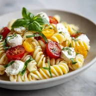 Creamy Caprese Pasta Salad in 20 Minutes