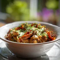 Creamy Low Carb Chicken Casserole with Bacon