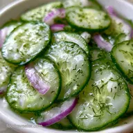 Cucumber Onion Pickles in 15 Minutes