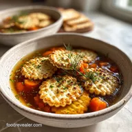 Easy Matzo Ball Soup Recipe for 6 Servings
