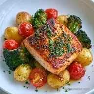 Easy Sheet Pan Salmon Dinner in 30 Min