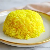 Yellow Rice Recipe with Turmeric for 6 Servings