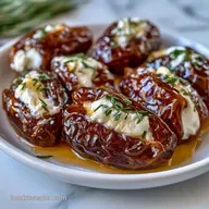 Stuffed Dates with Goat Cheese