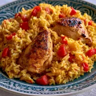 Chicken Paella for 8 Servings