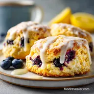 Lemon Blueberry Scones with Buttermilk | 1h 8m