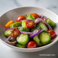 Cucumber Tomato Salad in 15 Minutes
