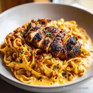 One-Pot Cajun Chicken Alfredo: Creamy