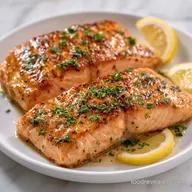 Oven Baked Salmon with Skin: Crispy