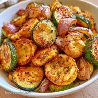 Roasted Zucchini and Squash in 25 Min