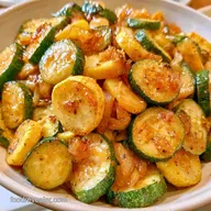 Sauteed Zucchini & Squash with Garlic