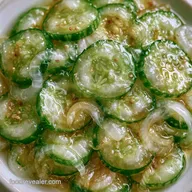 Crispy Sweet Pickled Cucumbers