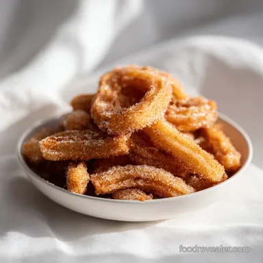 Crispy Air Fryer Churro Bites in 20 Minutes