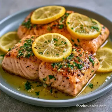 Baked Salmon with Garlic in 20 Minutes
