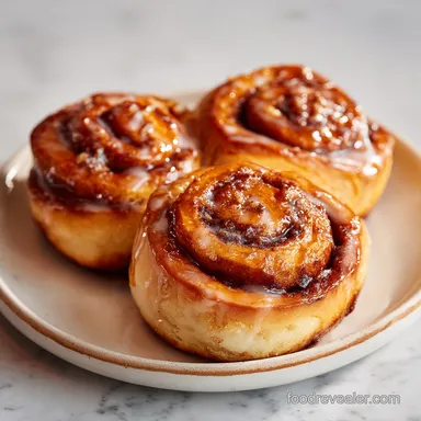 Banana Bread Cinnamon Rolls Recipe: Fluffy and Caramelized Recipe Card