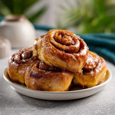 Banana Bread Cinnamon Rolls Recipe: Fluffy and Caramelized