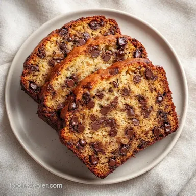 Banana Chocolate Chip Loaf: Velvety