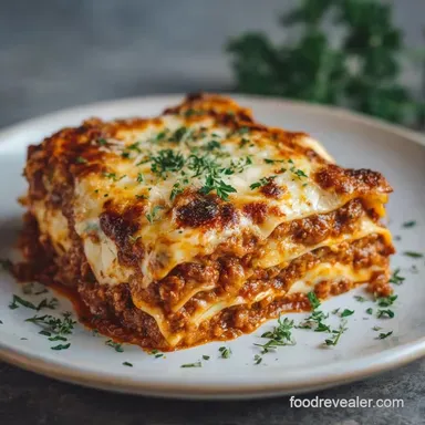 Big Batch Lasagna Recipe for 16 Servings Recipe Card