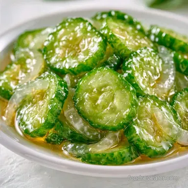 Bread and Butter Pickles with Cider Vinegar