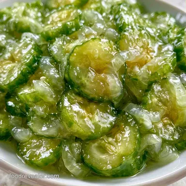Bread and Butter Pickles: Crisp Recipe Card
