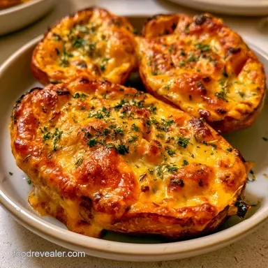 Cheesy Acorn Squash for 4 Servings Recipe Card