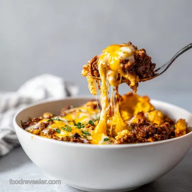 Cheesy Low Carb Taco Casserole: 45 Min
