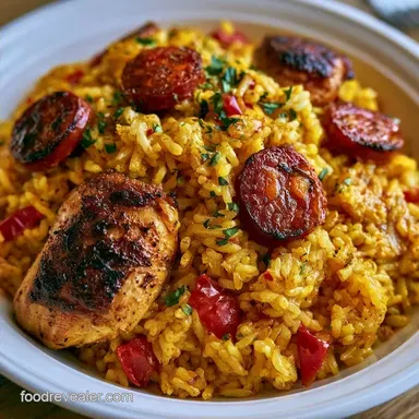 Chicken Chorizo Paella for 6 Servings