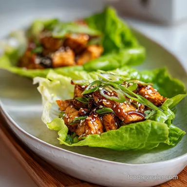 Chicken Lettuce Wraps in 20 Minutes for 4 Servings