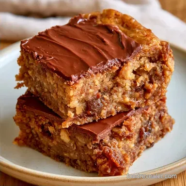 Chocolate Date Nut Bars for 12 Servings