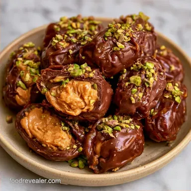 Chocolate Peanut Butter Dates for 12