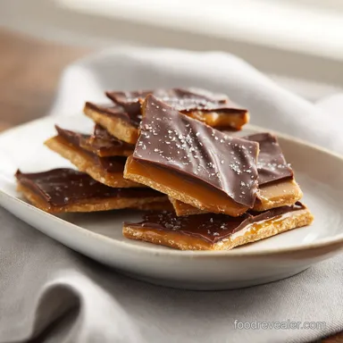 Christmas Toffee Recipe: For 24 Servings Recipe Card