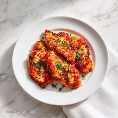 Chicken Parmesan Recipe for 4 Servings: Crispy and Golden