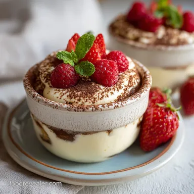 Traditional Italian Tiramisu Recipe for 9 Servings Recipe Card