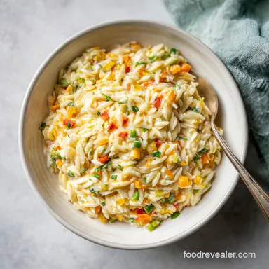 Cottage Cheese Orzo in 20 Minutes: High Protein Recipe Card