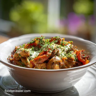 Creamy Low Carb Chicken Casserole with Bacon