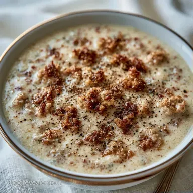 Chicken Sausage Gravy in 25 Minutes Recipe Card