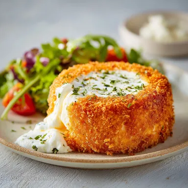 Crispy Baked Boursin Recipe with Panko Recipe Card