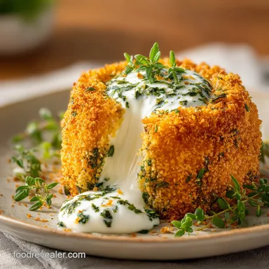 Crispy Baked Boursin Recipe with Panko