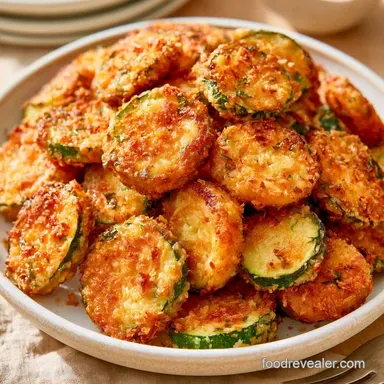 Crispy Baked Zucchini Chips with Parmesan