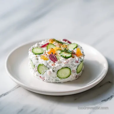 Cucumber Cream Cheese Dip in 20 Minutes Recipe Card
