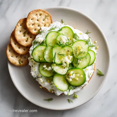 Cucumber Cream Cheese Dip in 20 Minutes