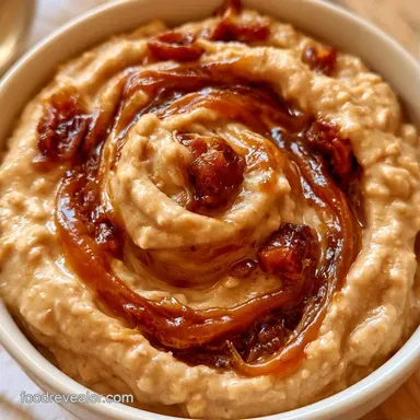 Date Caramel Oats for 4 Servings Recipe Card