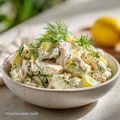 Crunchy Dill Pickle Chicken Salad in 15 Minutes Recipe Card