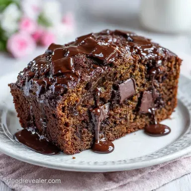 Double Chocolate Banana Bread for 16 Recipe Card