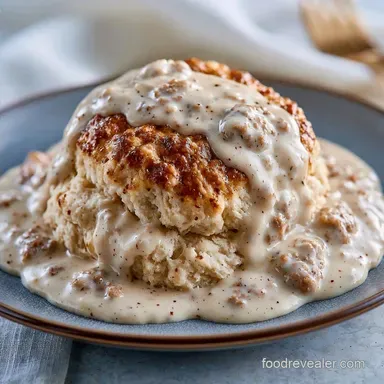 Easy Biscuits and Gravy in 30 Minutes