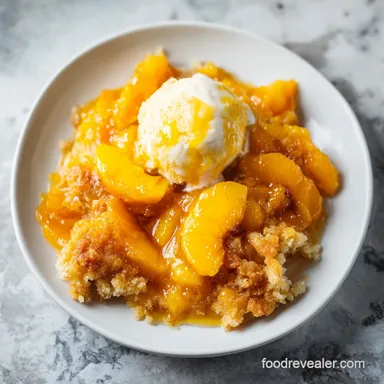 Easy Peach Cobbler with Canned Peaches: 50 Min