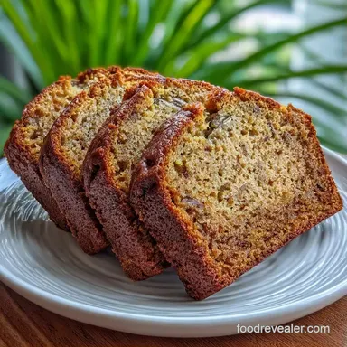 Easy No Egg Banana Bread: Velvety Recipe Card