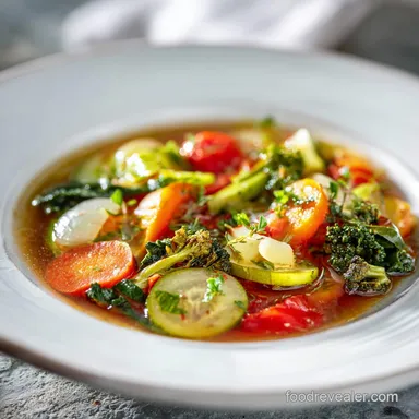 Easy Vegetable Soup Recipe: A Hearty One-Pot Meal in 40 Minutes Recipe Card